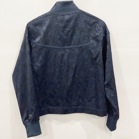 Nike Sportswear NSW Jacquard Track Jacket Full Zip Rib Knit Trim Streetwear Blue - Picture 6 of 13